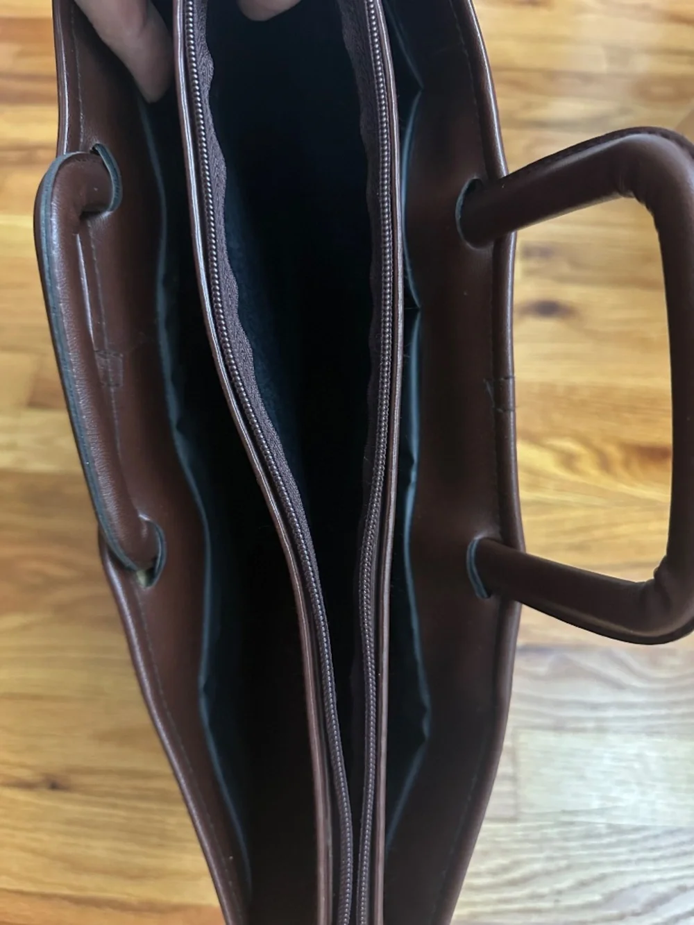 Vinted brown briefcase,